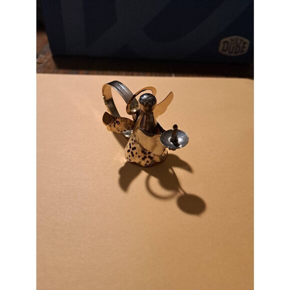 Vintage International Silver Company Silver Plated Two Tone Angel Napkin Rings - Picture 8 of 12